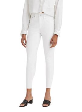 Levis Pantalon Jeans  721 Blanc pour Femme 