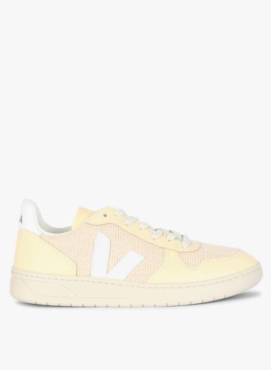 Veja V-10 - Baskets basses en cuir et mesh 