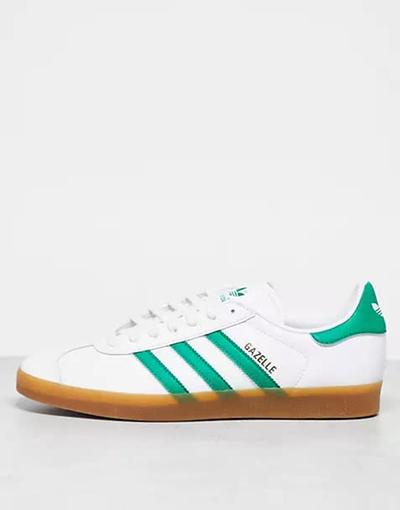 Adidas  Originals - Gazelle - Baskets - Blanc et vert 