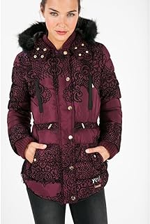 Desigual Oh Là Là - Doudoune - À capuche - Manches longues - Femme 