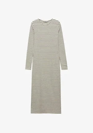 Mango Basile - Robe pull - open beige 