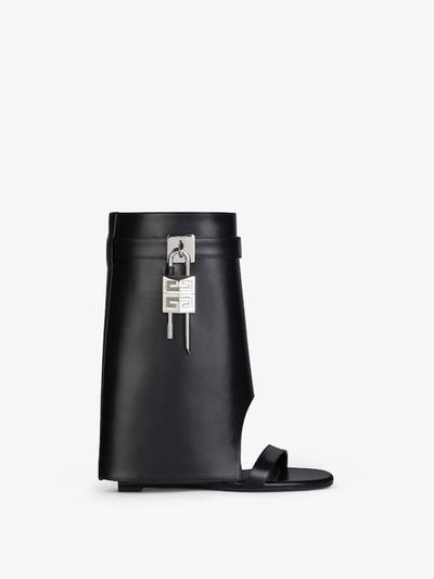 Givenchy Sandales Shark Lock en cuir 