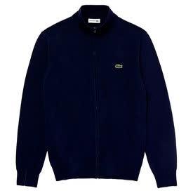 Levis Lacoste Classique Pull Zippé Sur Toute La Longueur Fit Organic Co... 