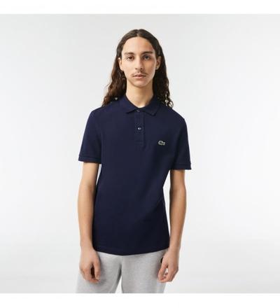 Lacoste   															 					Original L.12.12 Slim Fit navy polo shirt 