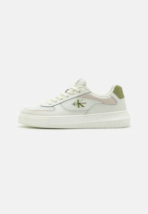 Calvin_klein Chunky Cupsole - Baskets basses - bright white/icicle/dusty olive 