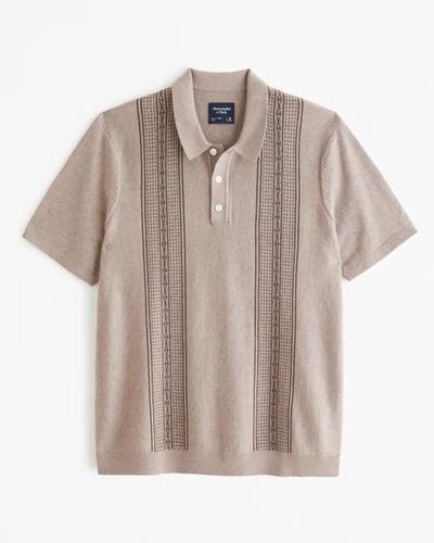 Abercrombie Modern Classic 3-Button Sweater Polo 