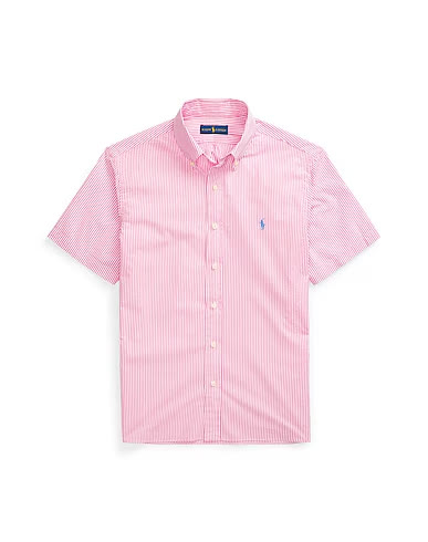 Ralph_lauren Short Sleeve Ghingam Striped Seersucker Shirt 