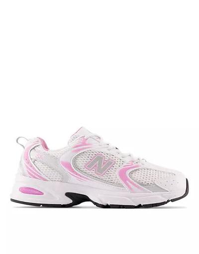 New_balance  - 530 - Baskets - Blanc et rose 