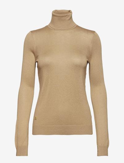 Lauren_ralph_lauren Silk-Blend Roll Neck 