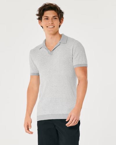 Hollister Johnny Collar Sweater Polo 