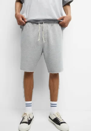 Pull_and_bear Short - light grey 