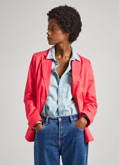 Pepe_jeans Blazer En Tencel Et Coton 