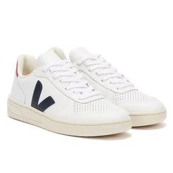 Veja  v-10  womens extra white / nautico pekin trainers 