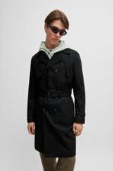 Hugo_boss Trench déperlant avec ceinture à boucle 