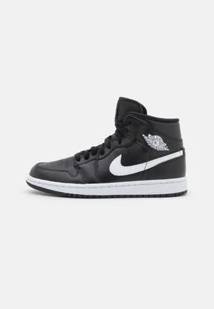 Jordan Wmns Air Jordan 1 Mid 365 - Baskets montantes - black/white 