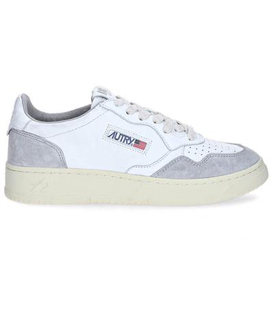 Autry Baskets homme Medalist Low White/Grey 