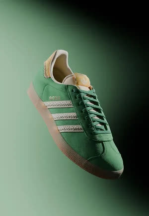 Adidas Gazelle Unisex - Baskets basses - preloved green/cream white/semi spark 