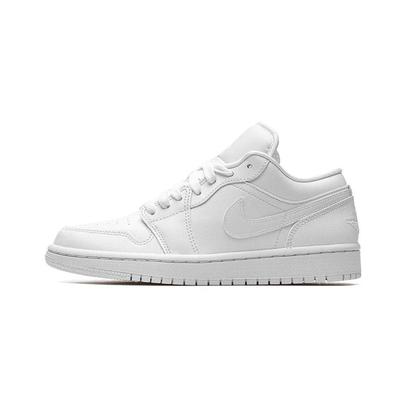 Jordan Air Jordan 1 Low Triple White Patent Swoosh (2022) 