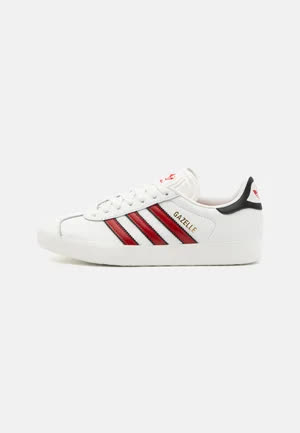 Adidas Gazelle Unisex - Baskets basses - core white/better scarlet/core black 