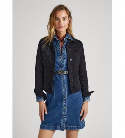 Pepe_jeans   															 					Veste Thrift noire 