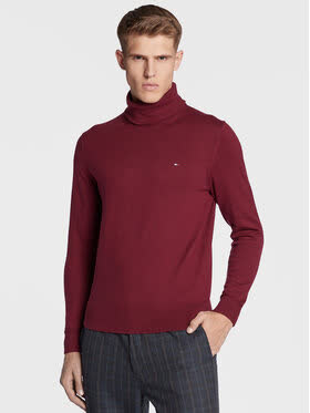 Tommy_hilfiger Pull à col roulé · Bordeaux 