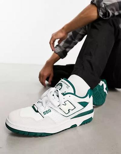 New_balance  - 550 - Baskets - Vert/blanc 