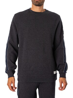 Tommy_hilfiger        Lounge Track Sweatshirt - Dark Grey 