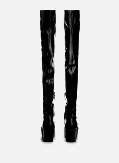 Prada Cuissardes à plateforme en napp... 