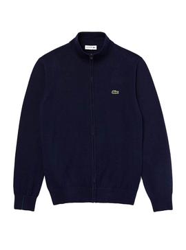 Lacoste Veste Col roulé  Bleu marine pour Homme 