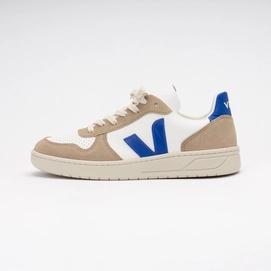 Veja Baskets  Men V10 Chromefree Cuir Extra-White Paros Sahara 