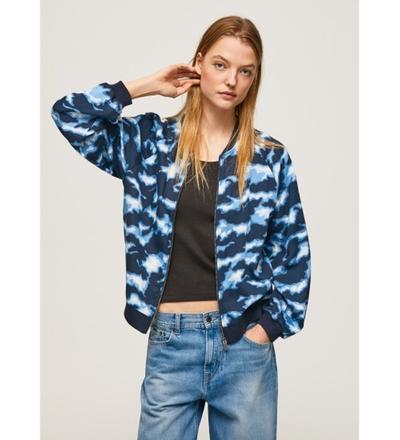 Pepe_jeans   															 					Veste Enya bleue 