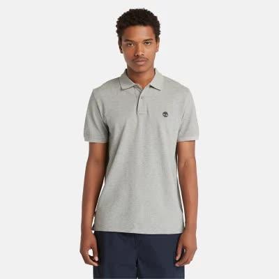 Timberland Polo en piqué Millers River pour homme en gris 