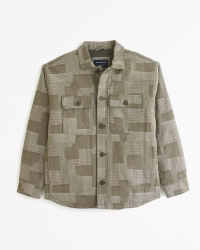 Abercrombie Quilted Shirt Jacket 