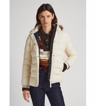 Pepe_jeans   															 					Veste May Short beige 