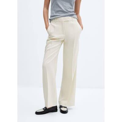 Mango Pantalon wideleg taille basse 