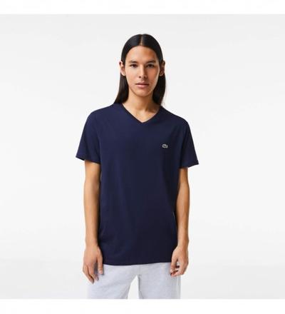 Lacoste  															 					T-shirt basique bleu marine 