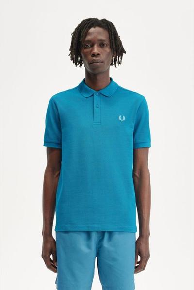 Fred_perry Le Polo                                           M6000                                                                   Bleu Clair                                        Bleu cyber / Glace givrée 