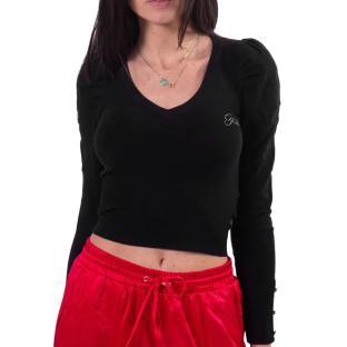 Guess Pull Noir Femme  Carole 