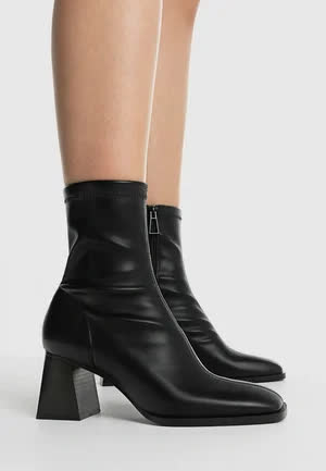 Stradivarius With Stretch - Bottines - black 