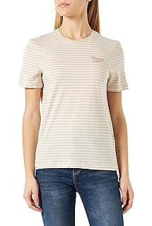 Only Onlweekday Reg S/S Stripe Top Box Jrs T-Shirt Femme 