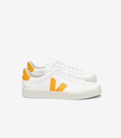 Veja Campo Chromefree Leather White Ouro 