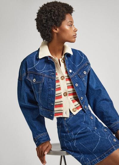 Pepe_jeans Veste En Denim Coupe Oversize 