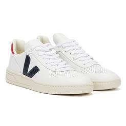 Veja  v-10 mens extra white / nautico pekin trainers 