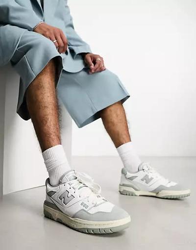 New_balance  - 550 - Baskets - Vert/blanc 