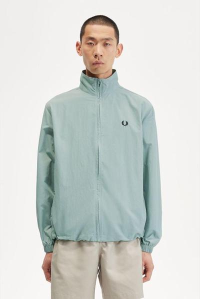 Fred_perry Veste de survêtement tissée                                                                   Bleu Clair                                        Bleu argenté 