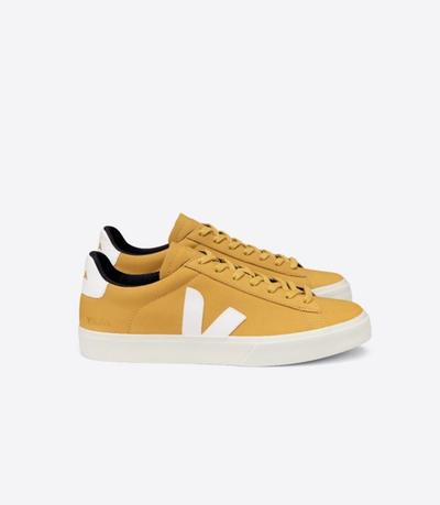 Veja Campo Nubuck Moutarde White 