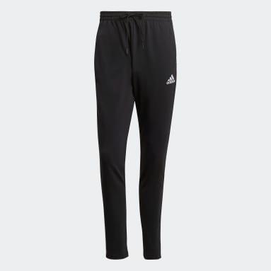 Adidas Pantalon Essentials Single Jersey Tapered Open Hem 3-Stripes 