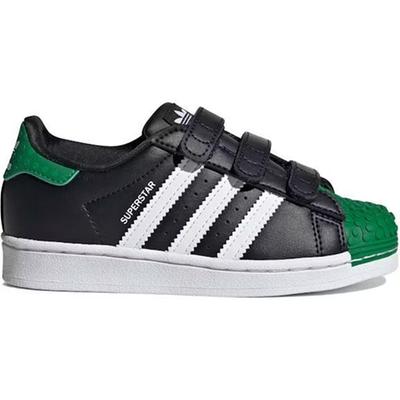 Adidas  Superstar Lego Noir Vert Blanc (enfant) 