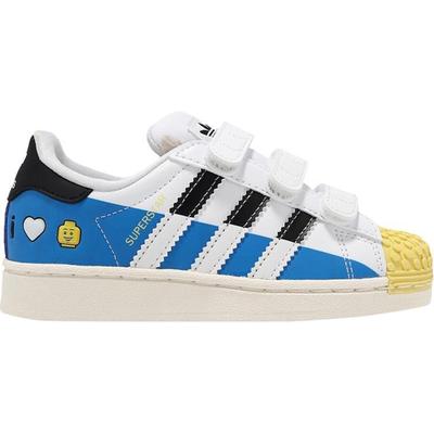 Adidas Lego x Superstar Cf C 'I Love Lego - White Bright Blue' 