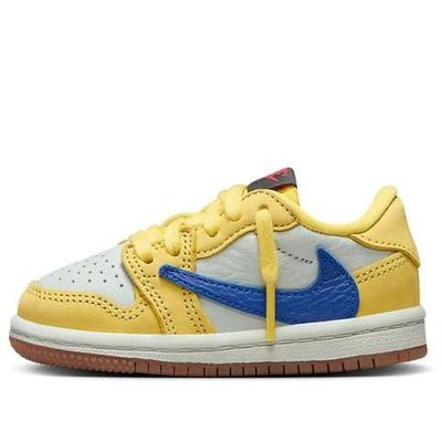 Jordan (TD) Air Jordan 1 Retro Low Og Sp x Travis Scott 'Canary' 
